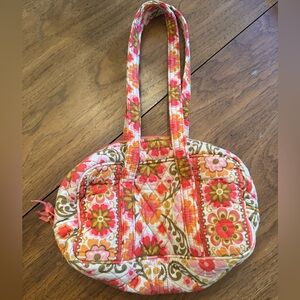 Vera Bradley Folkloric Pattern -Red/Pink/Orange Retired Original 100 handbag